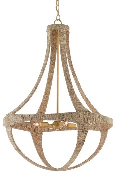 Abaca Panache Beach House Chandelier