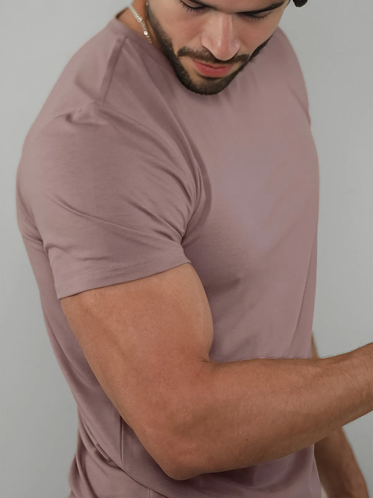 All Day Elite Curve-Hem Tee Short Sleeve