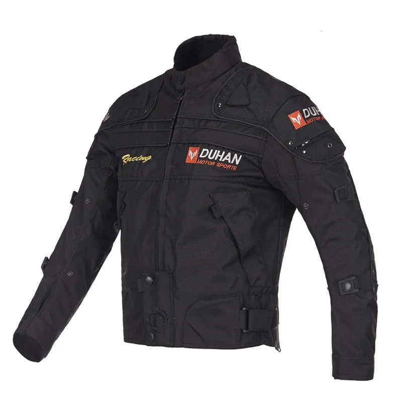 Black Varsity Jacket Racer Jacket Duhan Duhan Racing Suit Motorcycle Riding Jacket Racing Suit Cycling Clothing