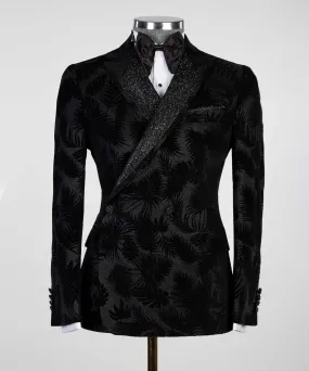 Black Velvet Tuxedo Jacket