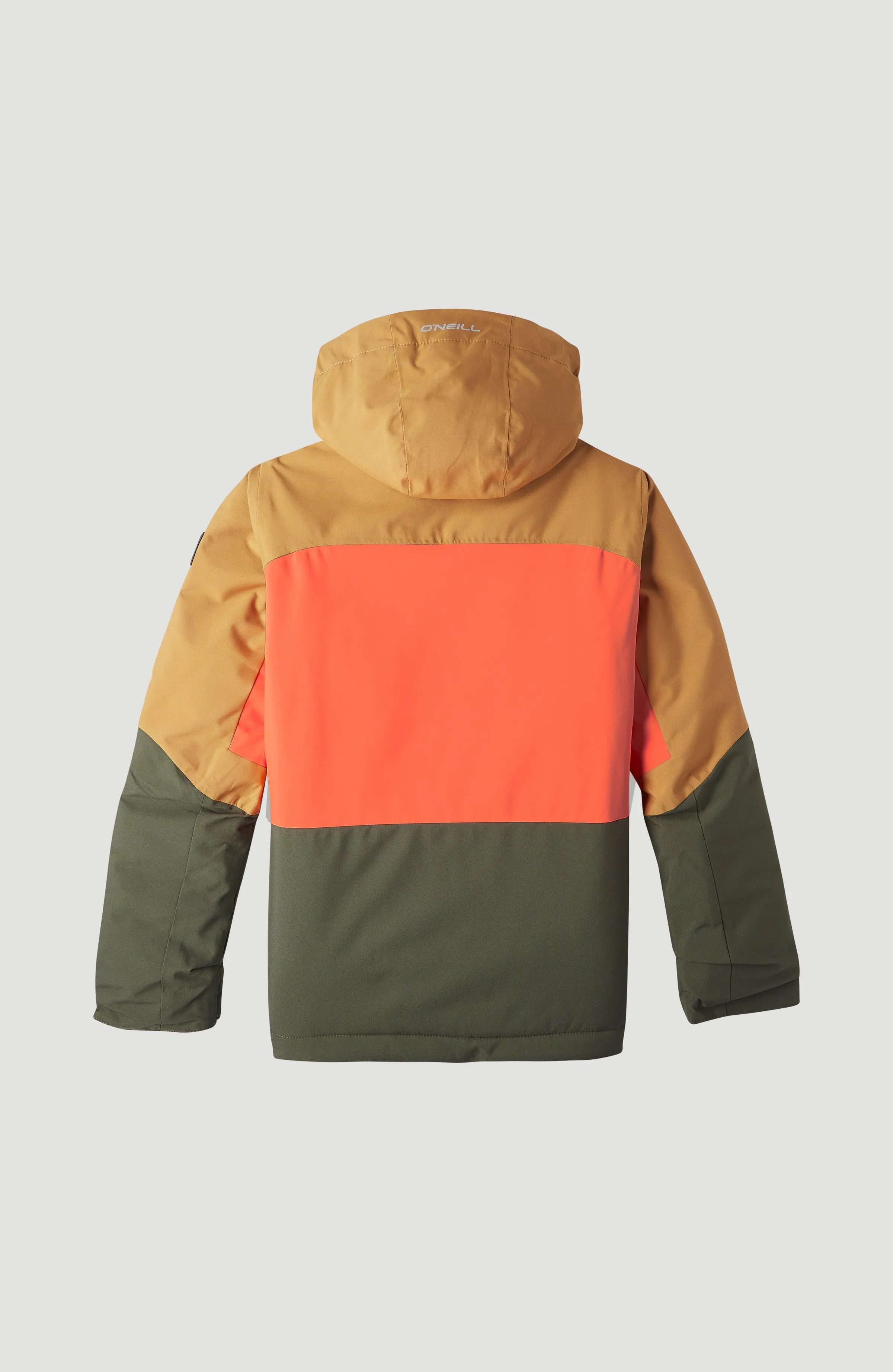 Carbonite Snow Jacket | Rich Caramel Colour block