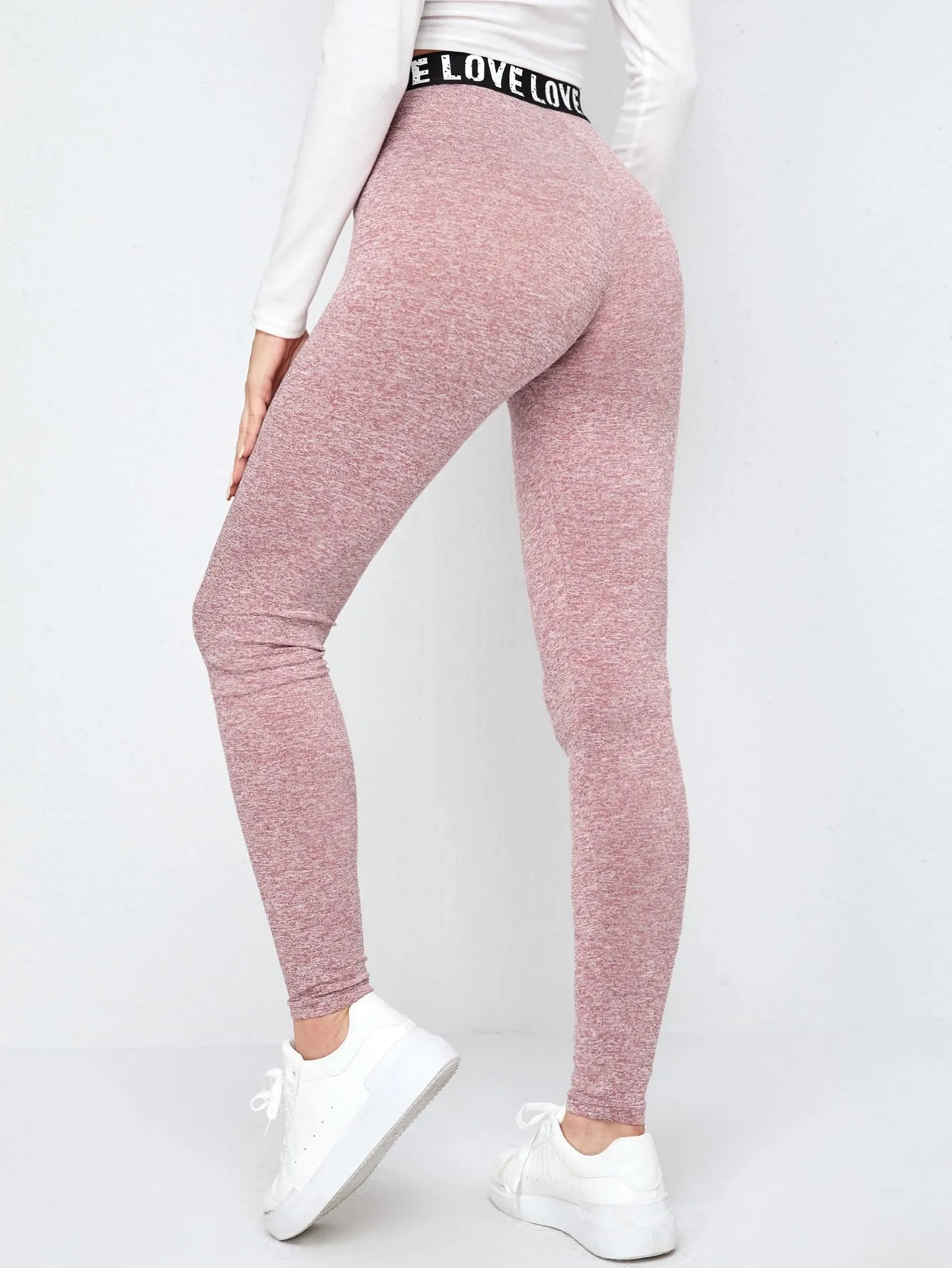 Casual Colorblock Long Women Leggings