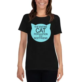 Cat Population Friend Women's short sleeve t-shirt