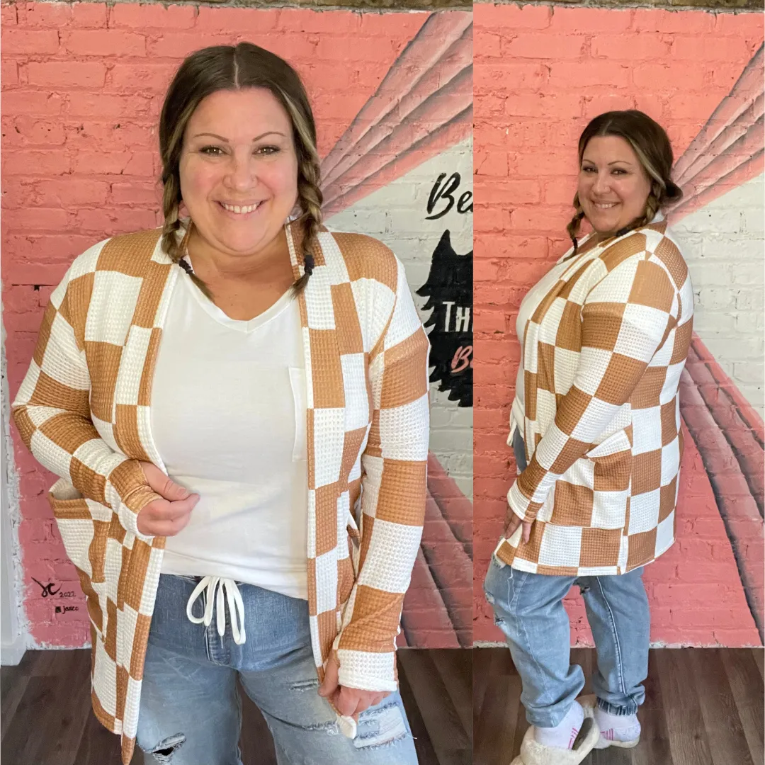 Checkered Lola Cardigan