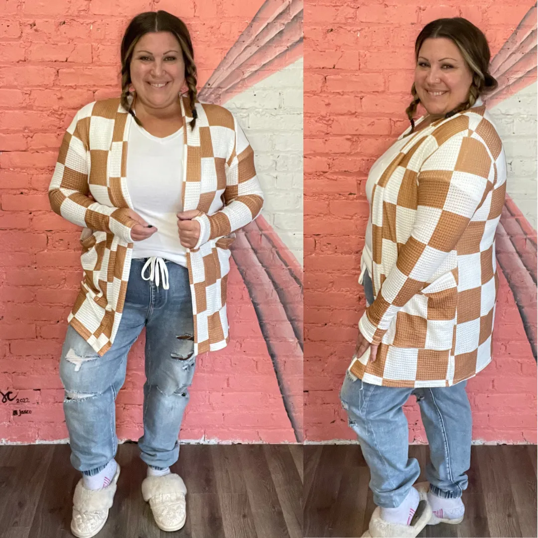 Checkered Lola Cardigan