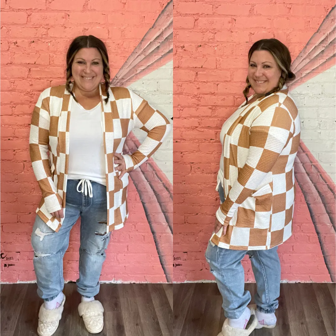 Checkered Lola Cardigan