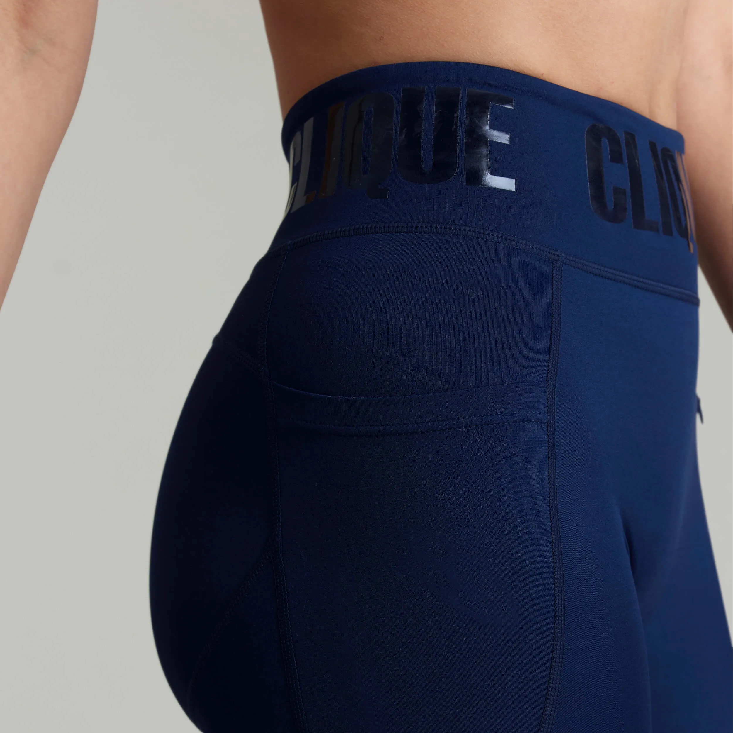 CLQ Zone Tall Compression Tights - French Navy