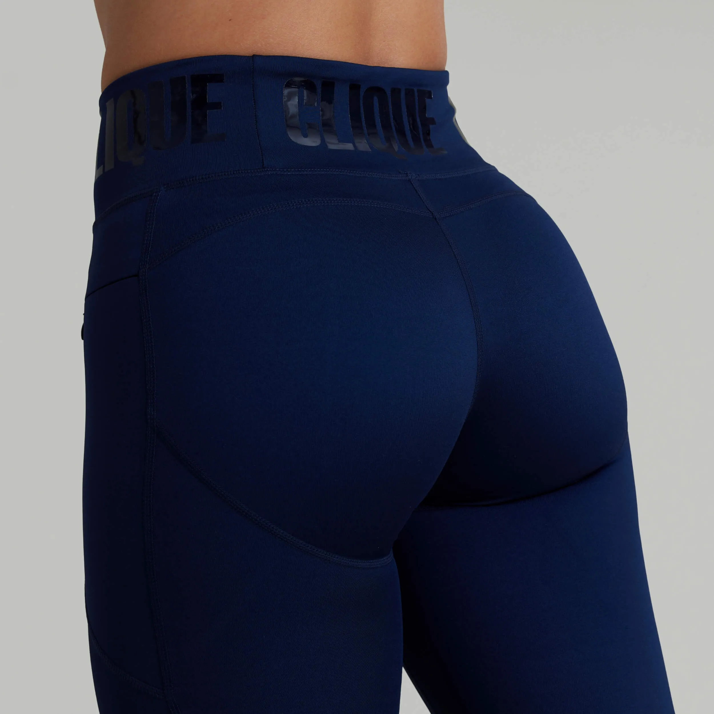 CLQ Zone Tall Compression Tights - French Navy