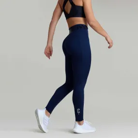 CLQ Zone Tall Compression Tights - French Navy