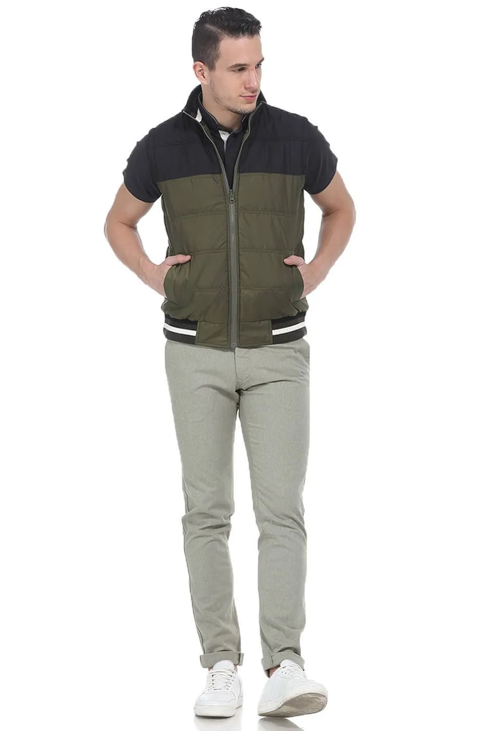 Comfort Fit Sleeveless Reversible Polyfill Jacket