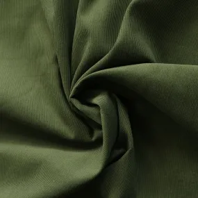 Cotton Needlecord - Moss Green