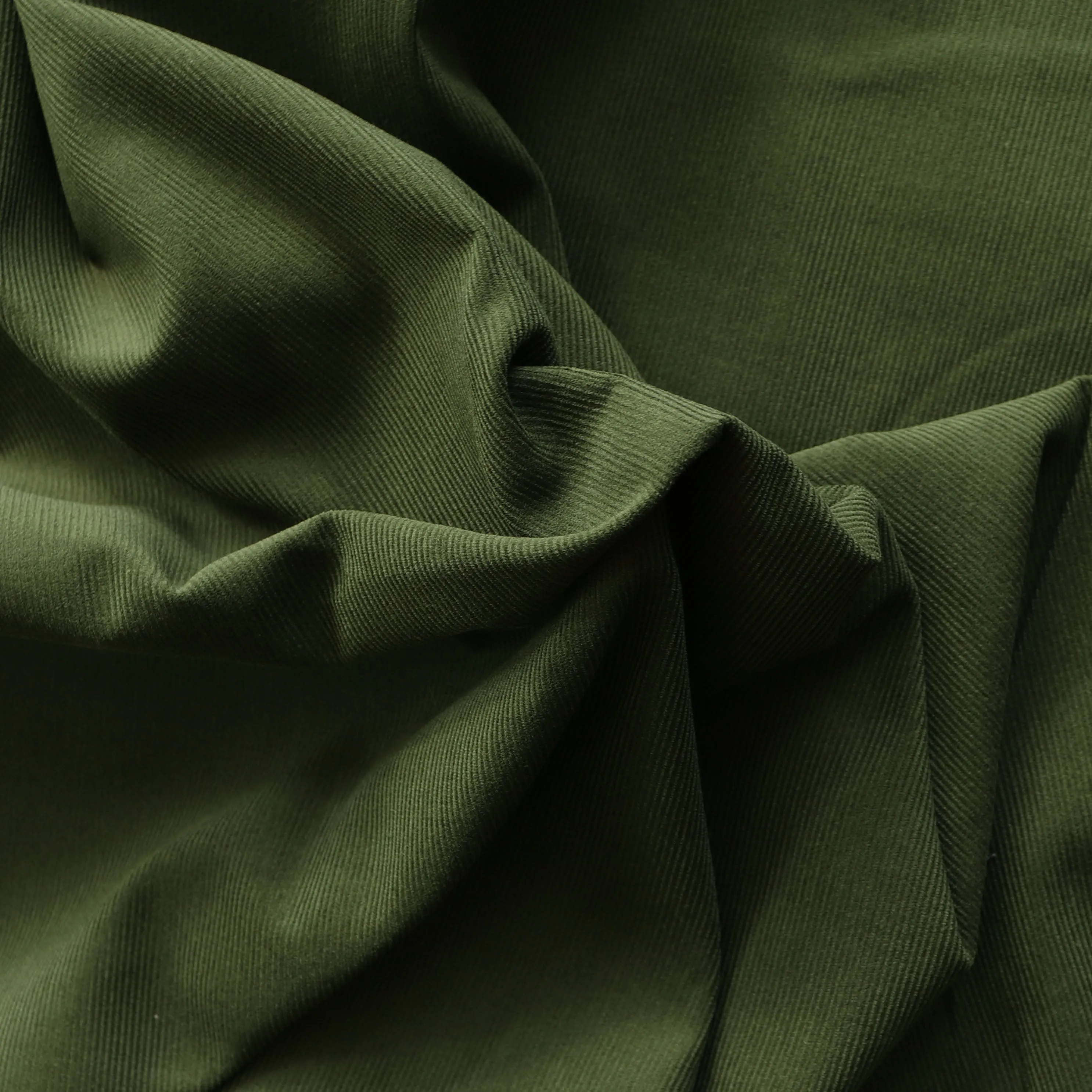 Cotton Needlecord - Moss Green