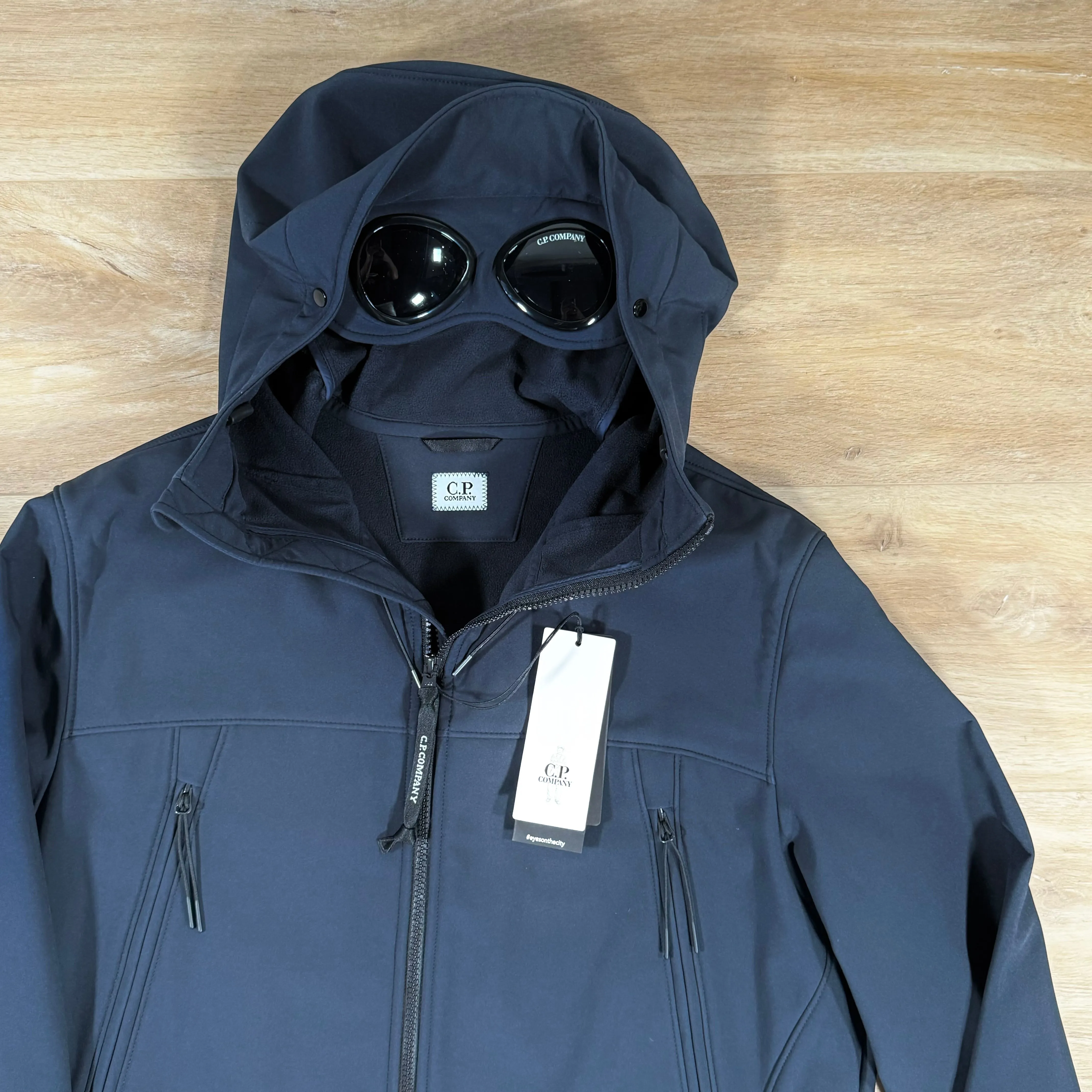 C.P. Company Shell-R Goggle Jacket in Navy