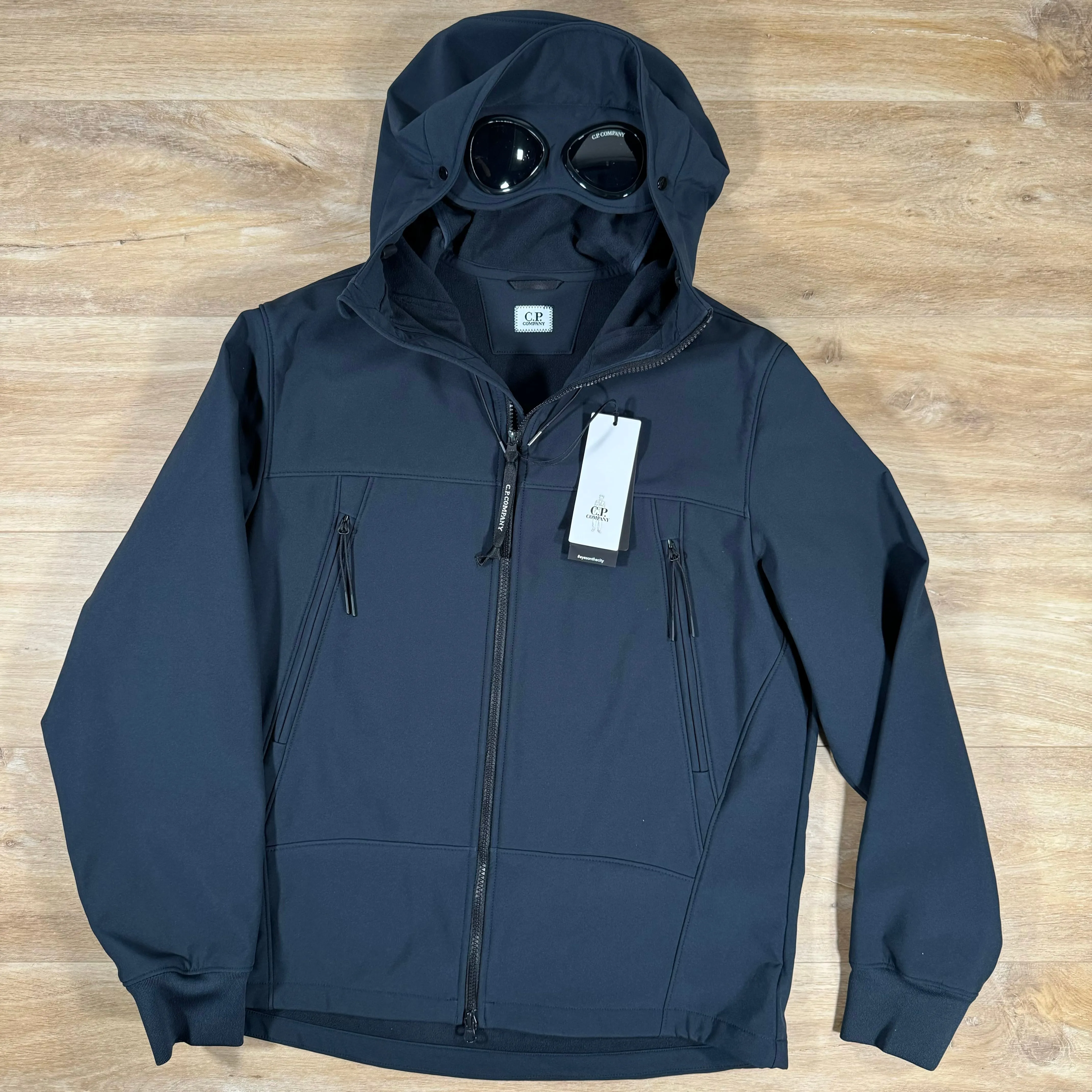 C.P. Company Shell-R Goggle Jacket in Navy