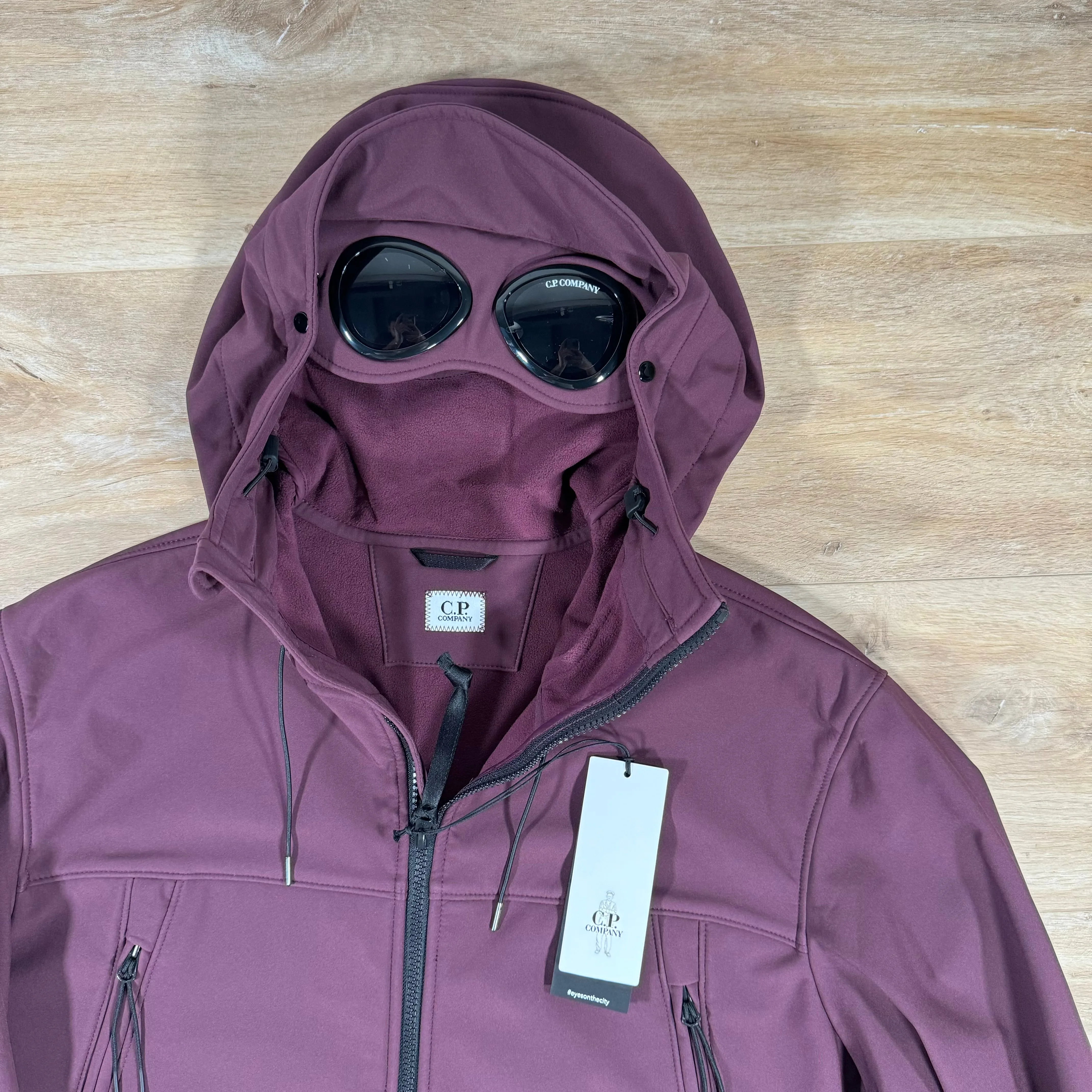 C.P. Company Shell-R Goggle Jacket in Potent Purple