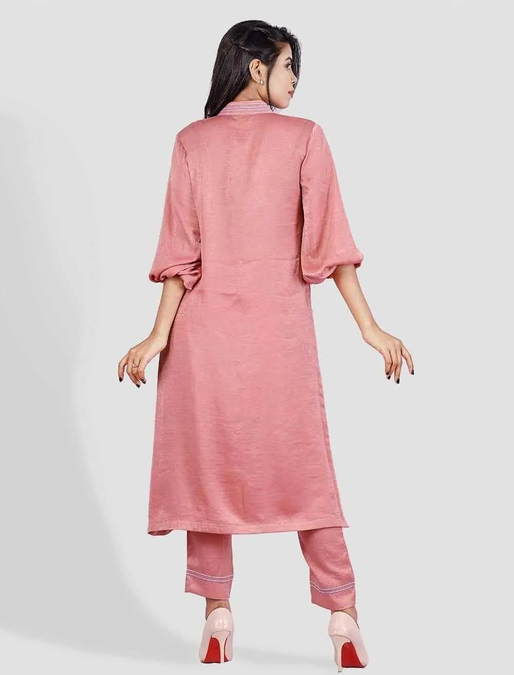 Elegant Kameez With Zardozi Button