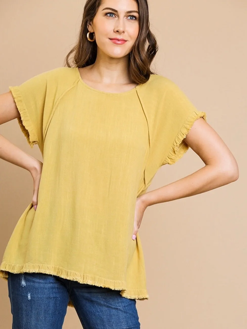 Eliza Top - Golden Yellow