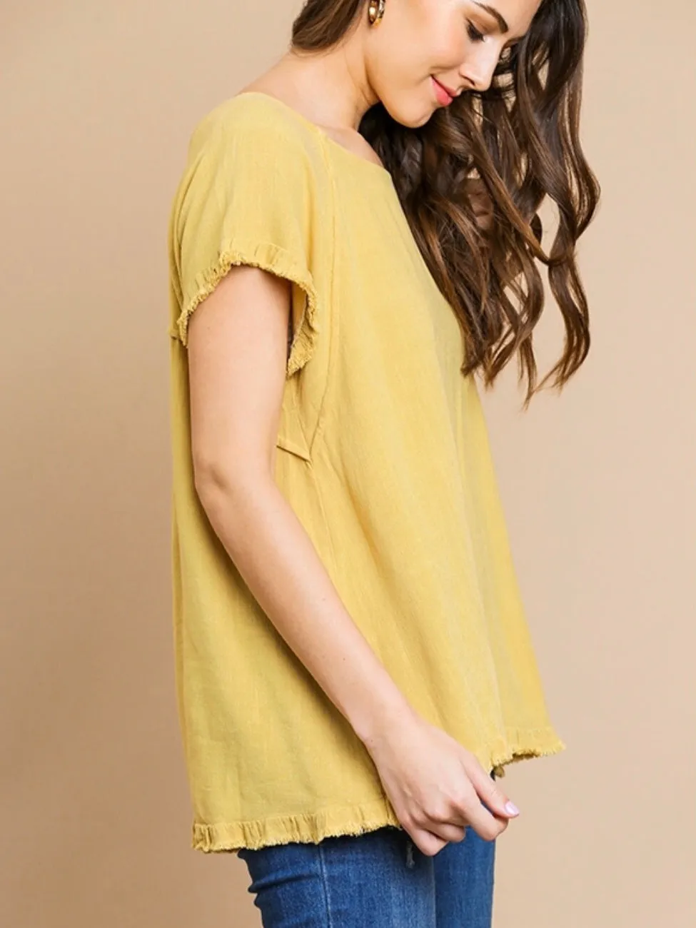 Eliza Top - Golden Yellow