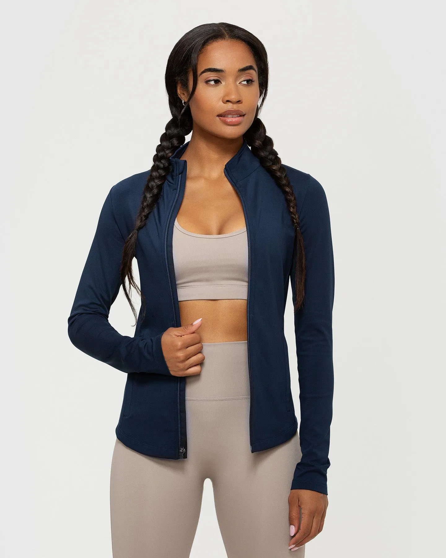 Essential Full Zip Jacket | Sapphire Blue