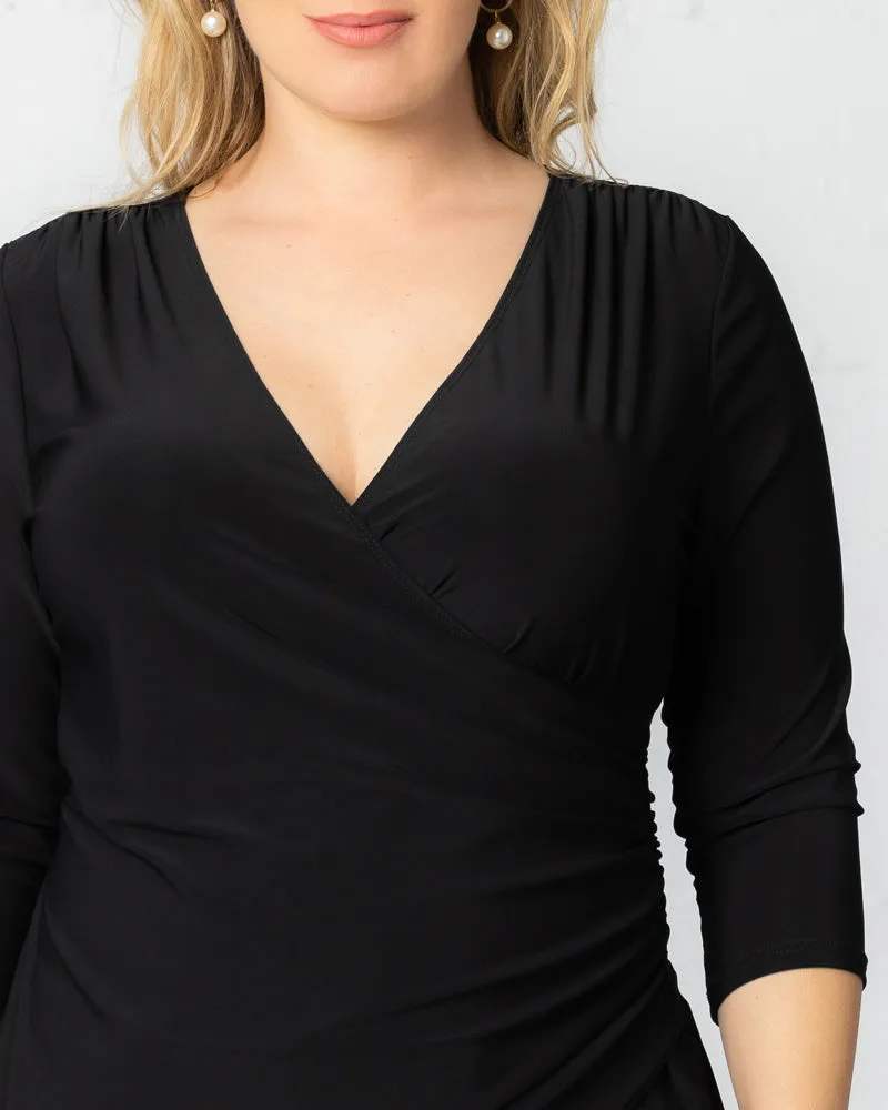 Femme Fatale Faux Wrap Top