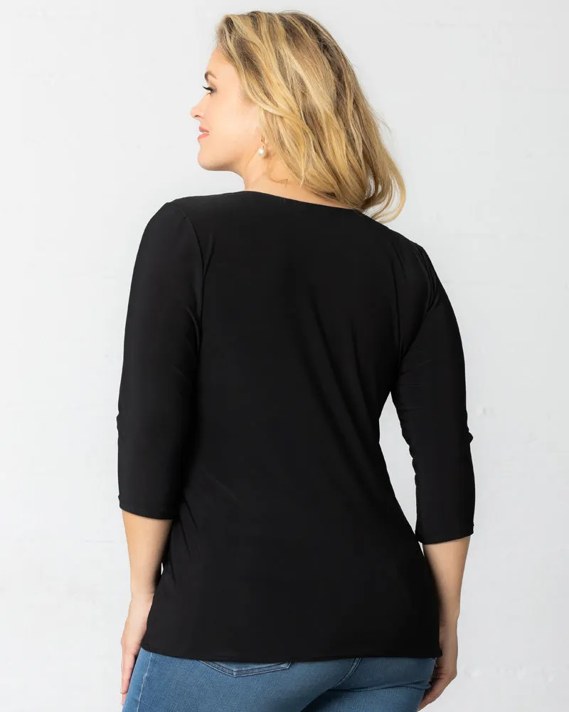 Femme Fatale Faux Wrap Top