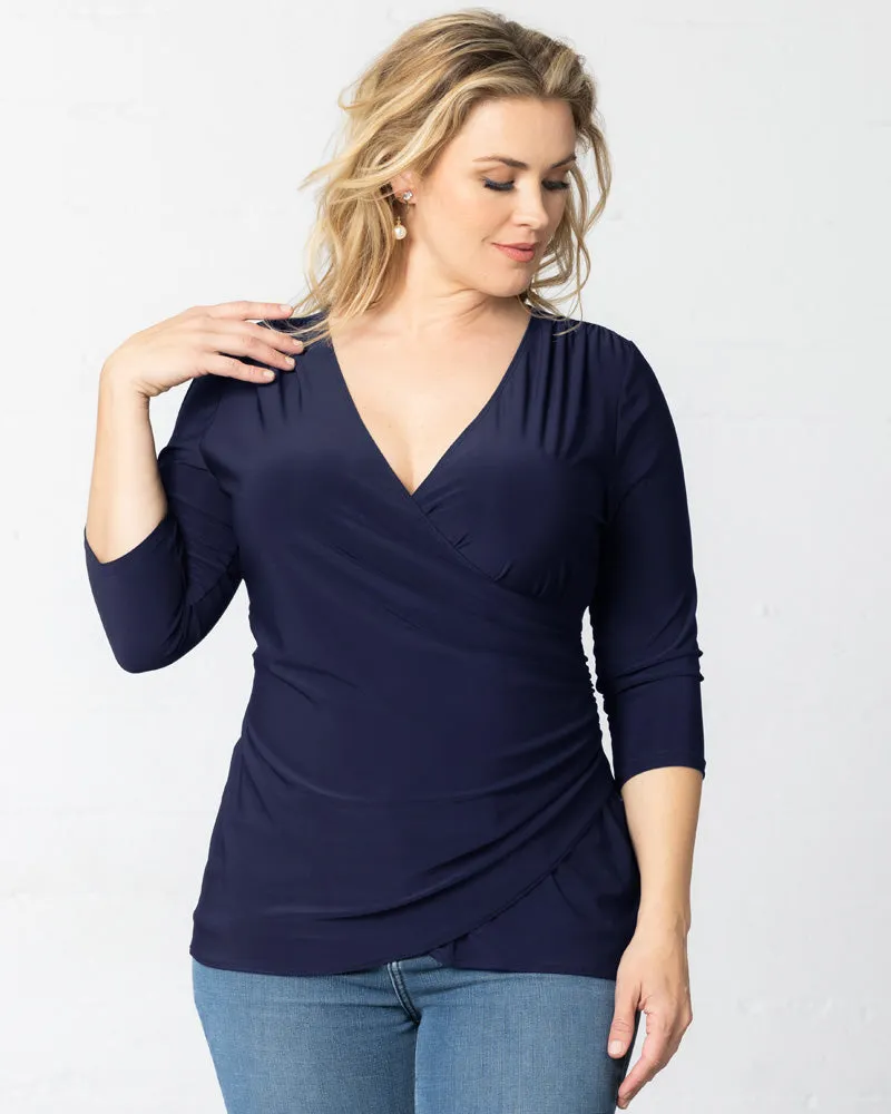 Femme Fatale Faux Wrap Top