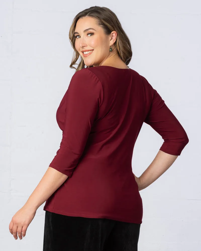 Femme Fatale Faux Wrap Top