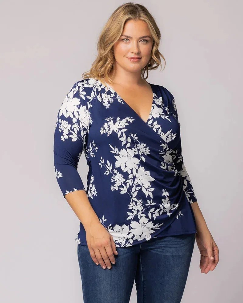 Femme Fatale Faux Wrap Top