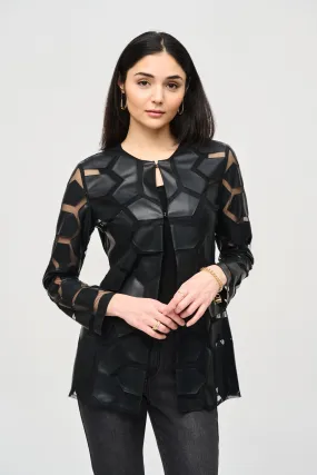 Geometric Dual Fabric Jacket