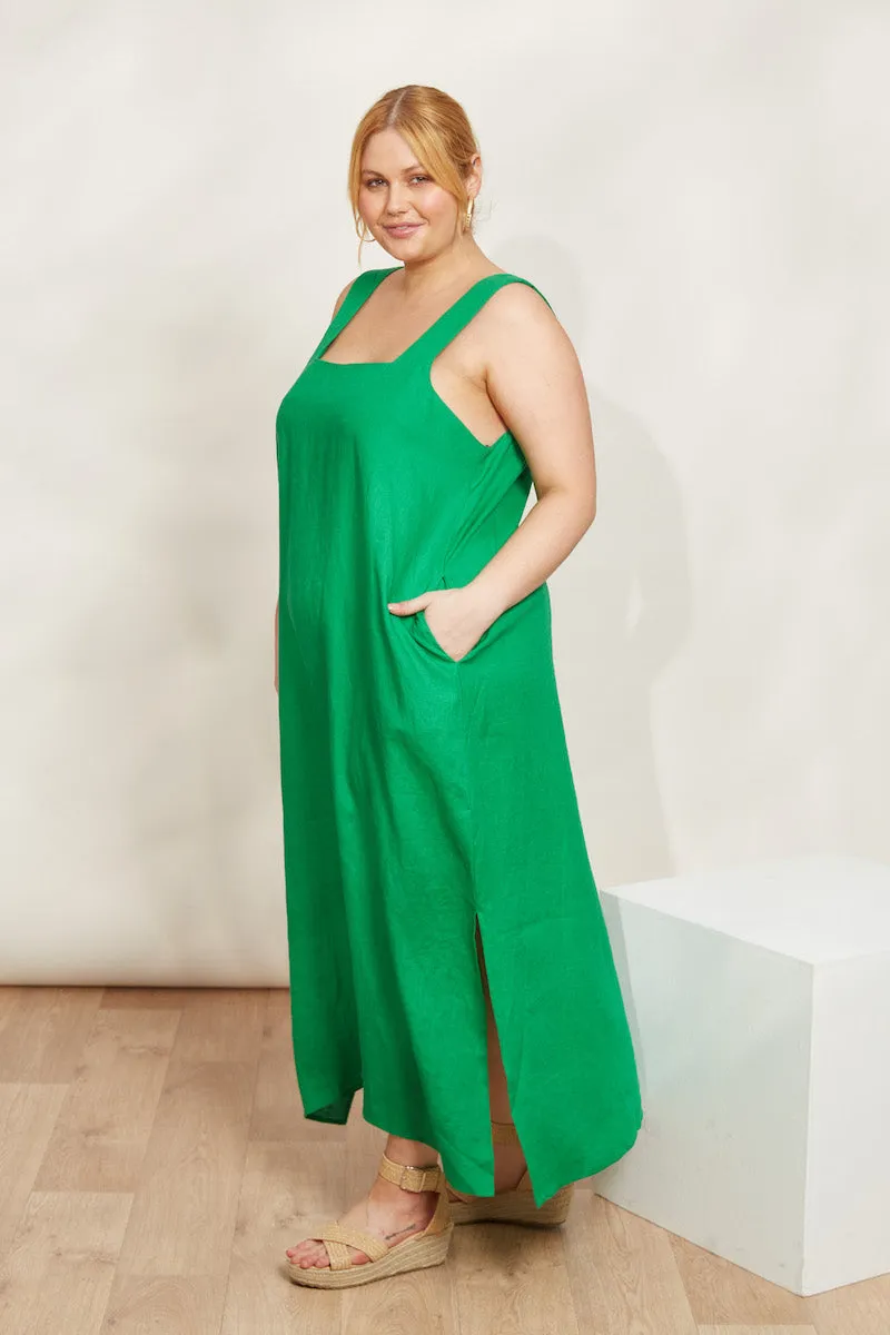 Halcyon Dress, Emerald