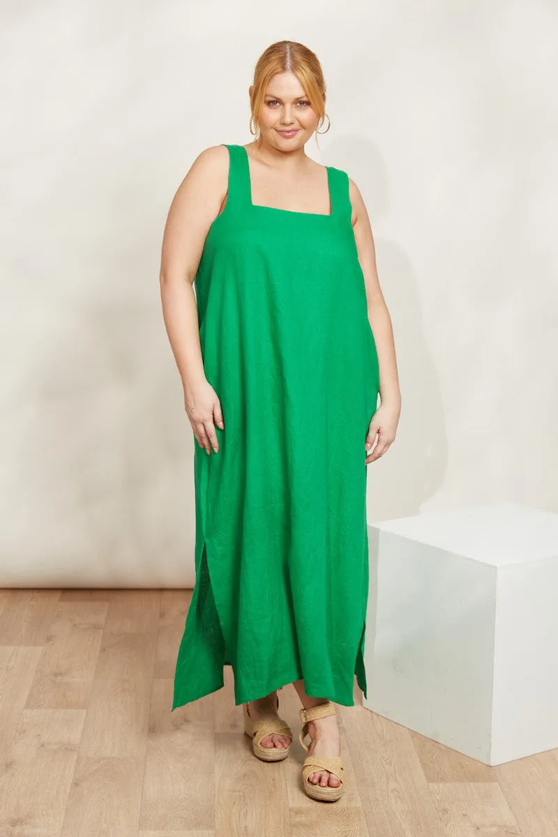 Halcyon Dress, Emerald