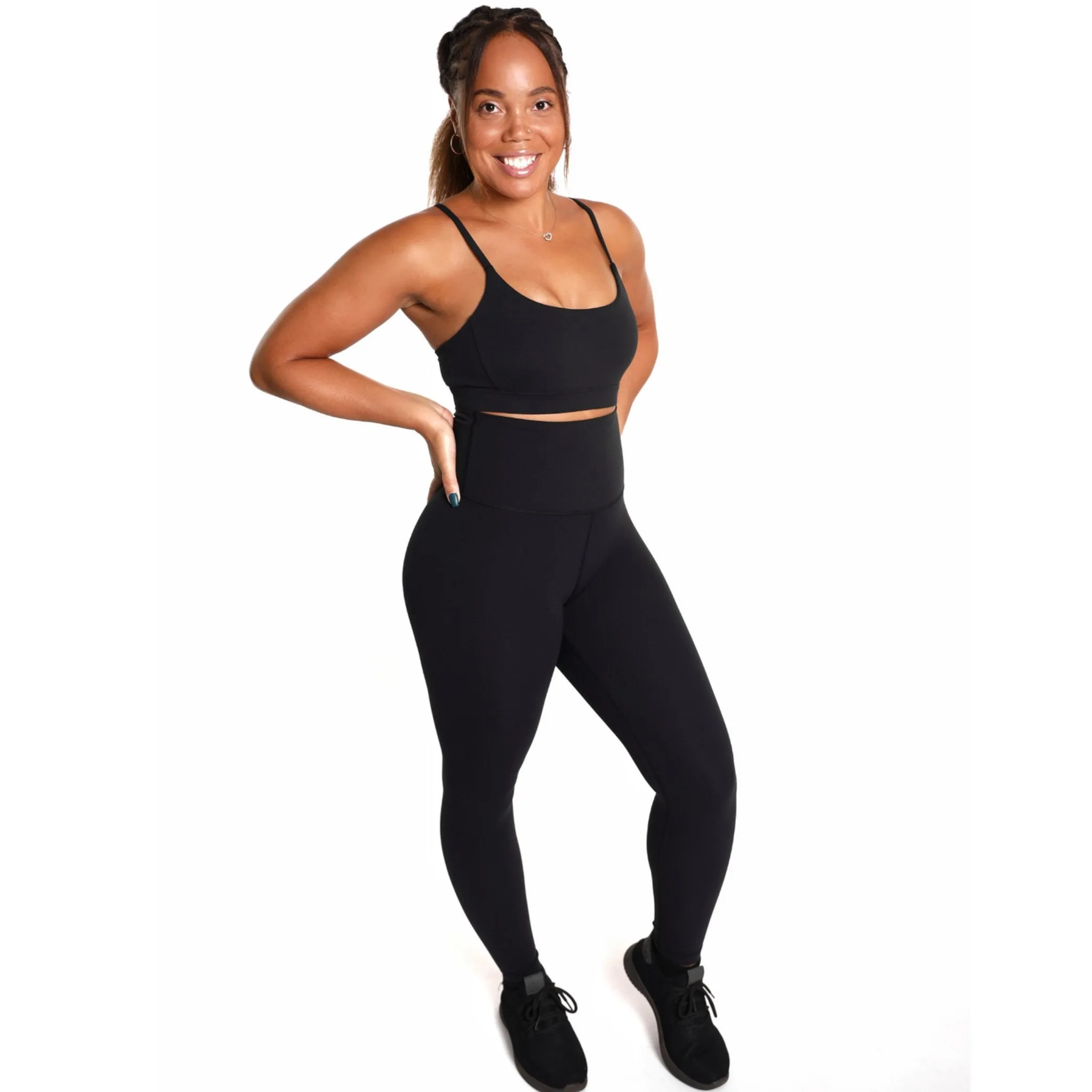 HIGH WAIST LEGGINGS - NOIR