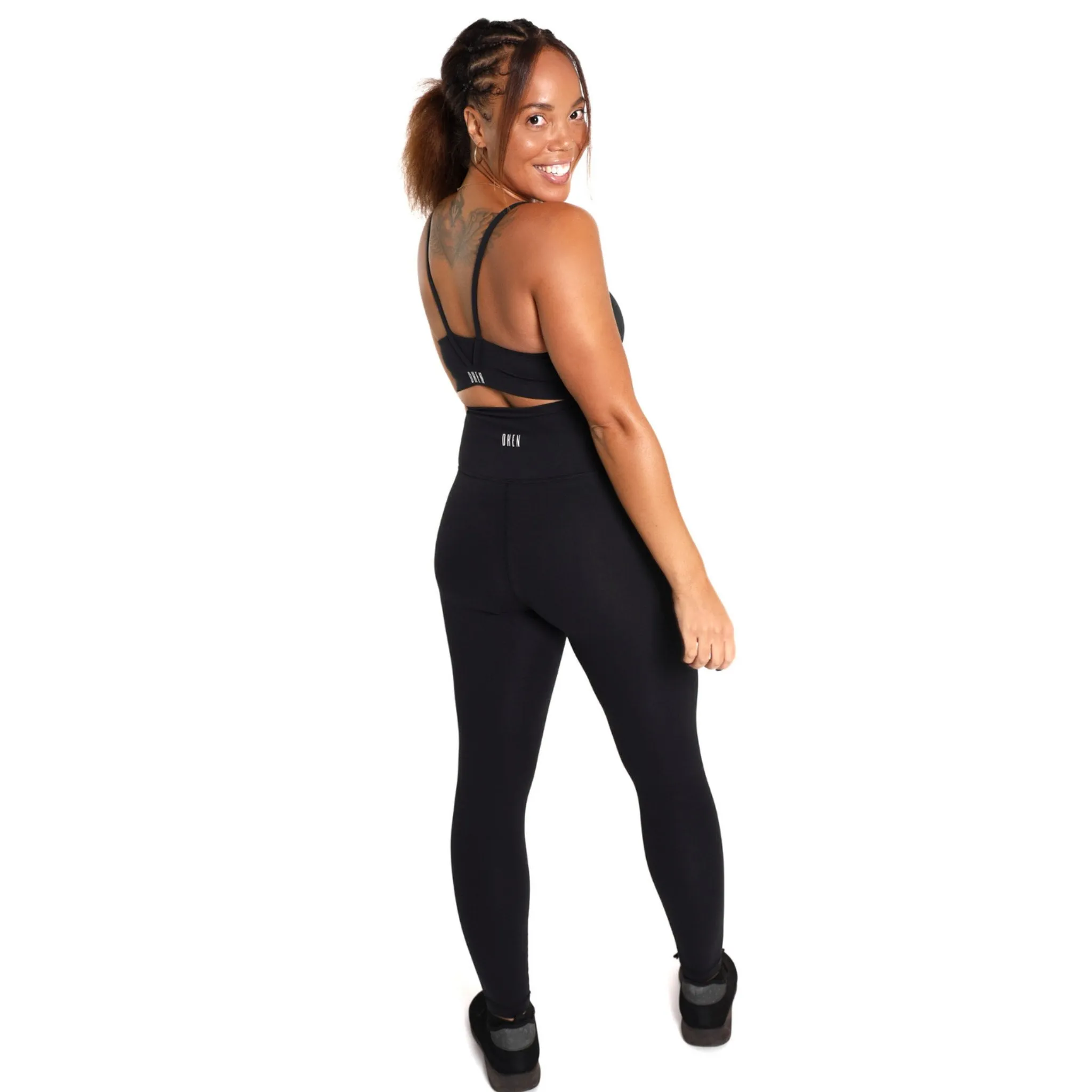 HIGH WAIST LEGGINGS - NOIR