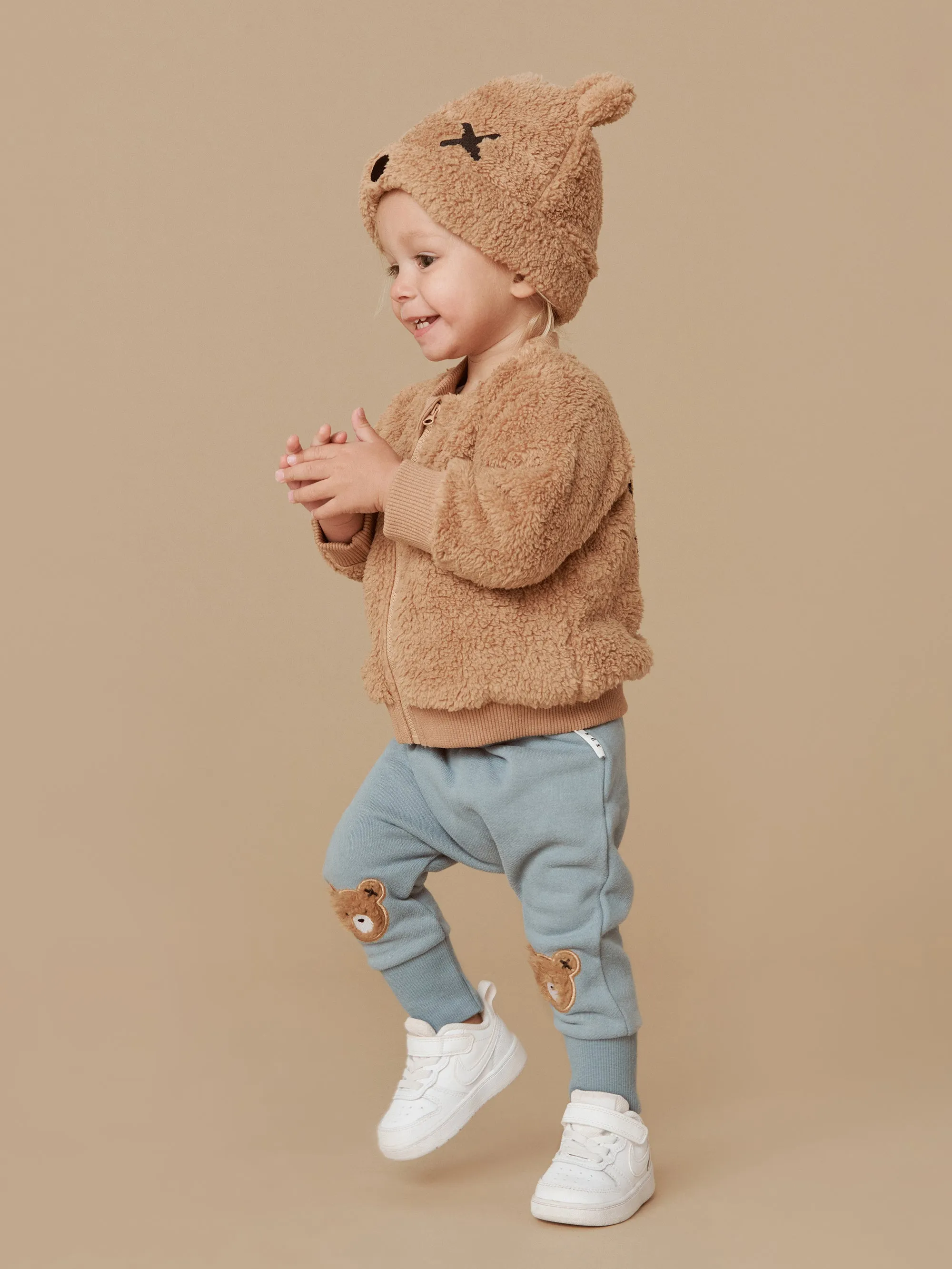 Huxbaby Teddy Bear Fur Jacket