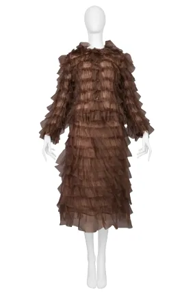 JUNYA WATANABE COPPER RUFFLE SKIRT SUIT 2000