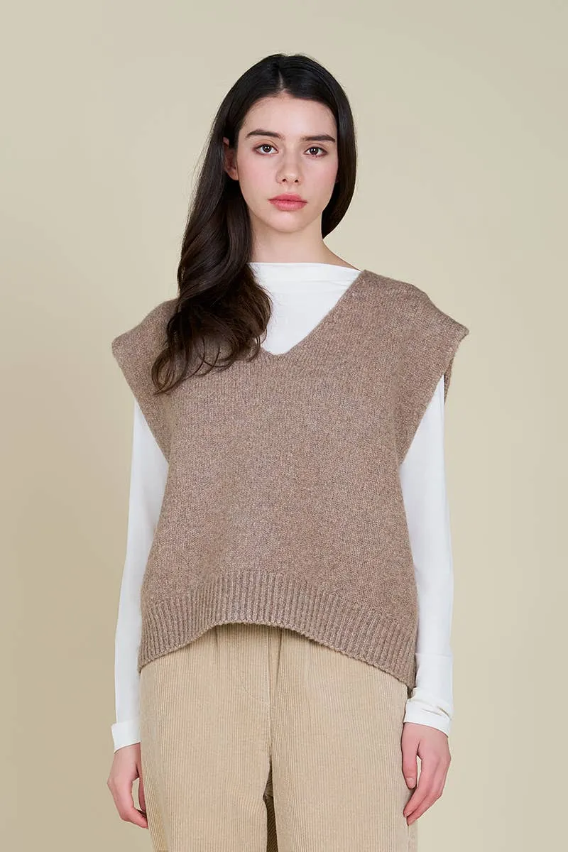 Knit Shell Vest