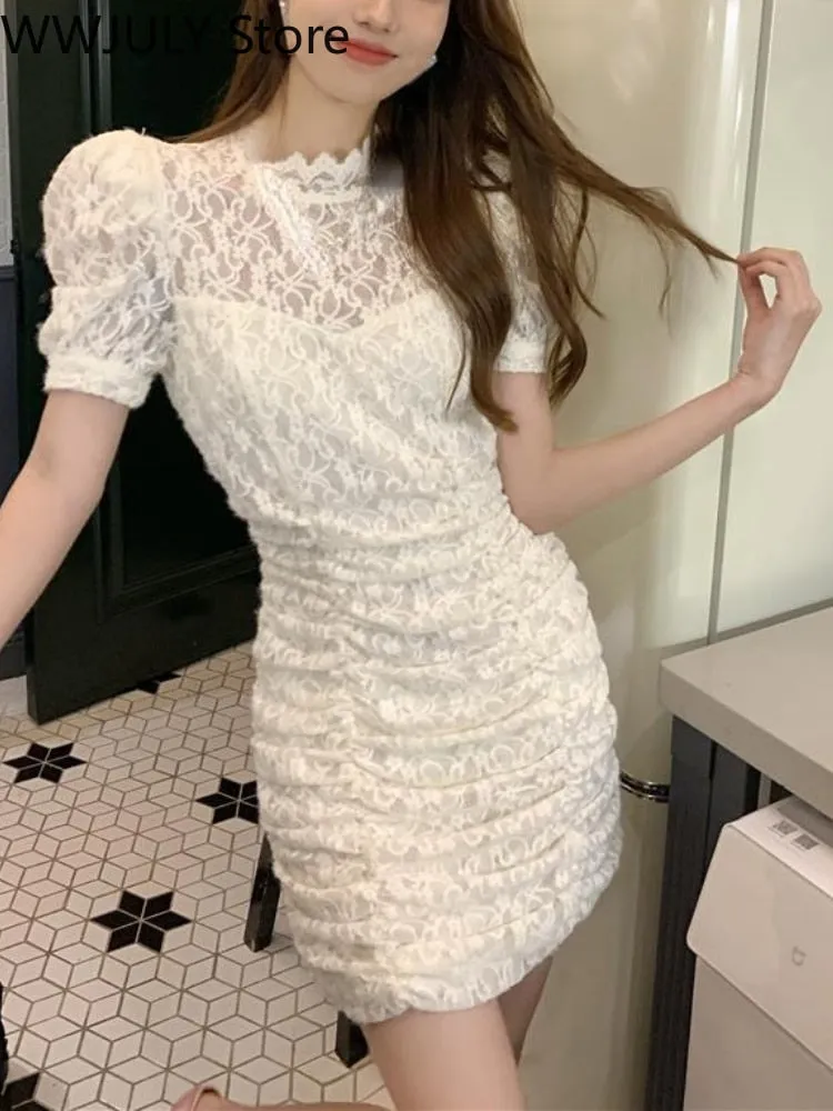 Lace Design Elegant Dress