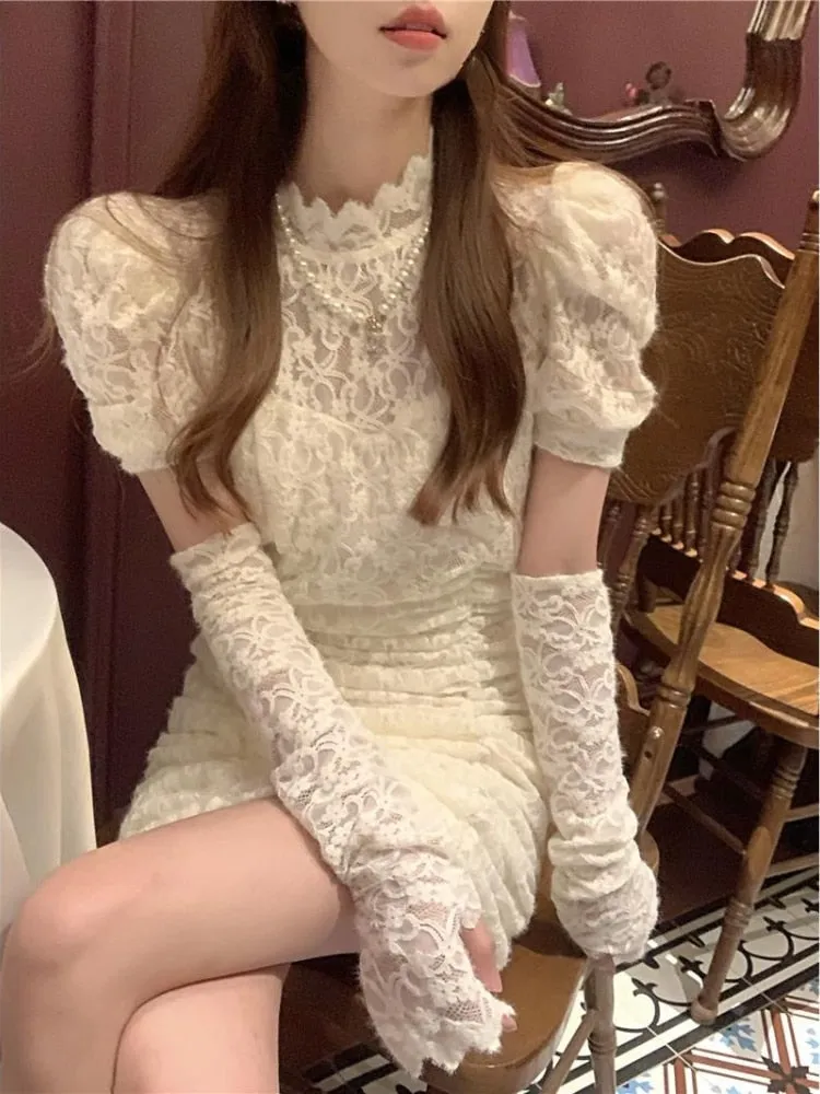 Lace Design Elegant Dress