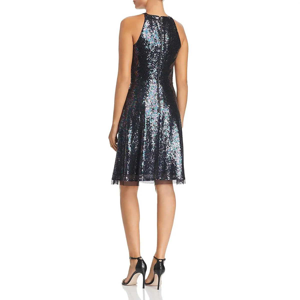 LE GALI Roxanne Sequined Halter Women's Dress