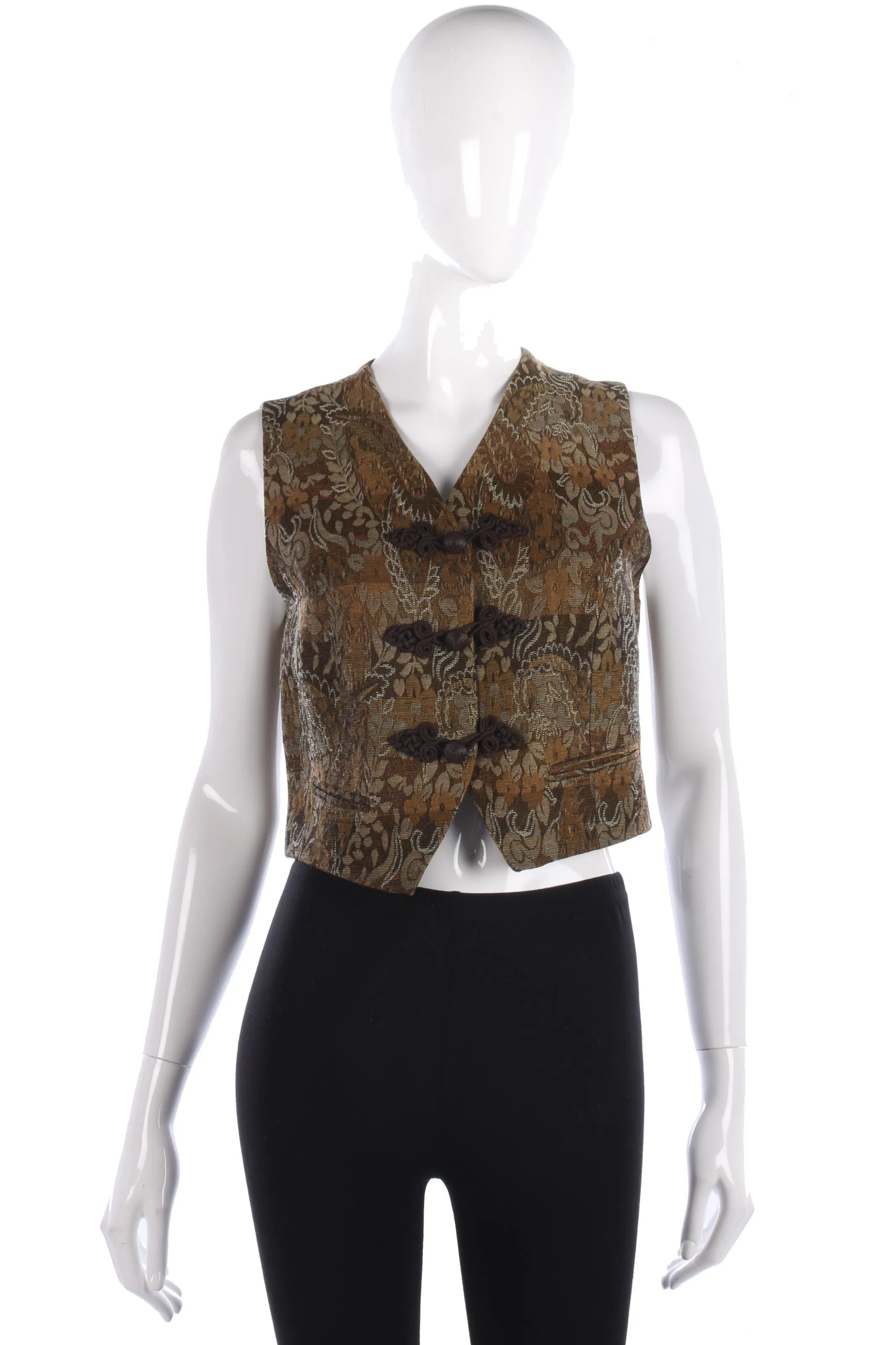 Lovely brocade jacket and matching waistcoat size M