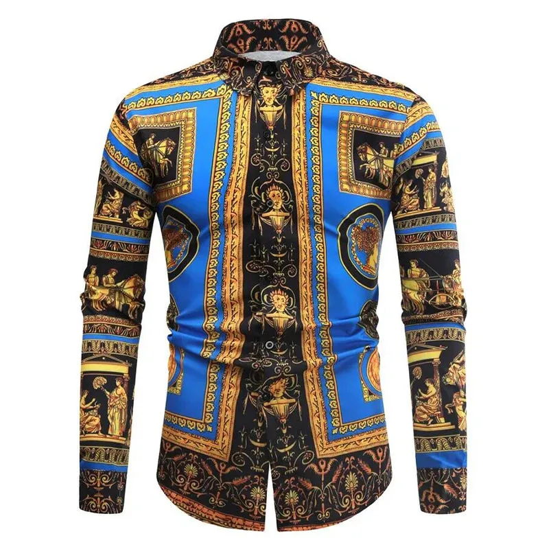 Luxury Printed Long Sleeve Casual