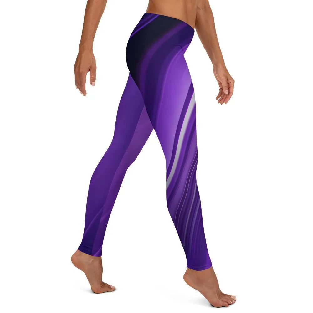 Mauve Low Waist Leggings