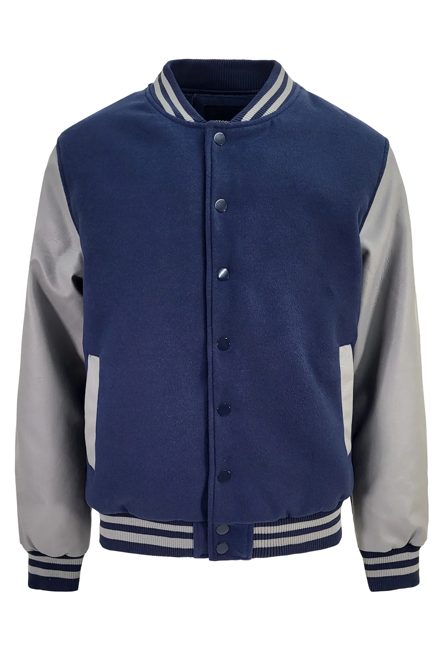 Men's Essential Melton Varsity Jacket