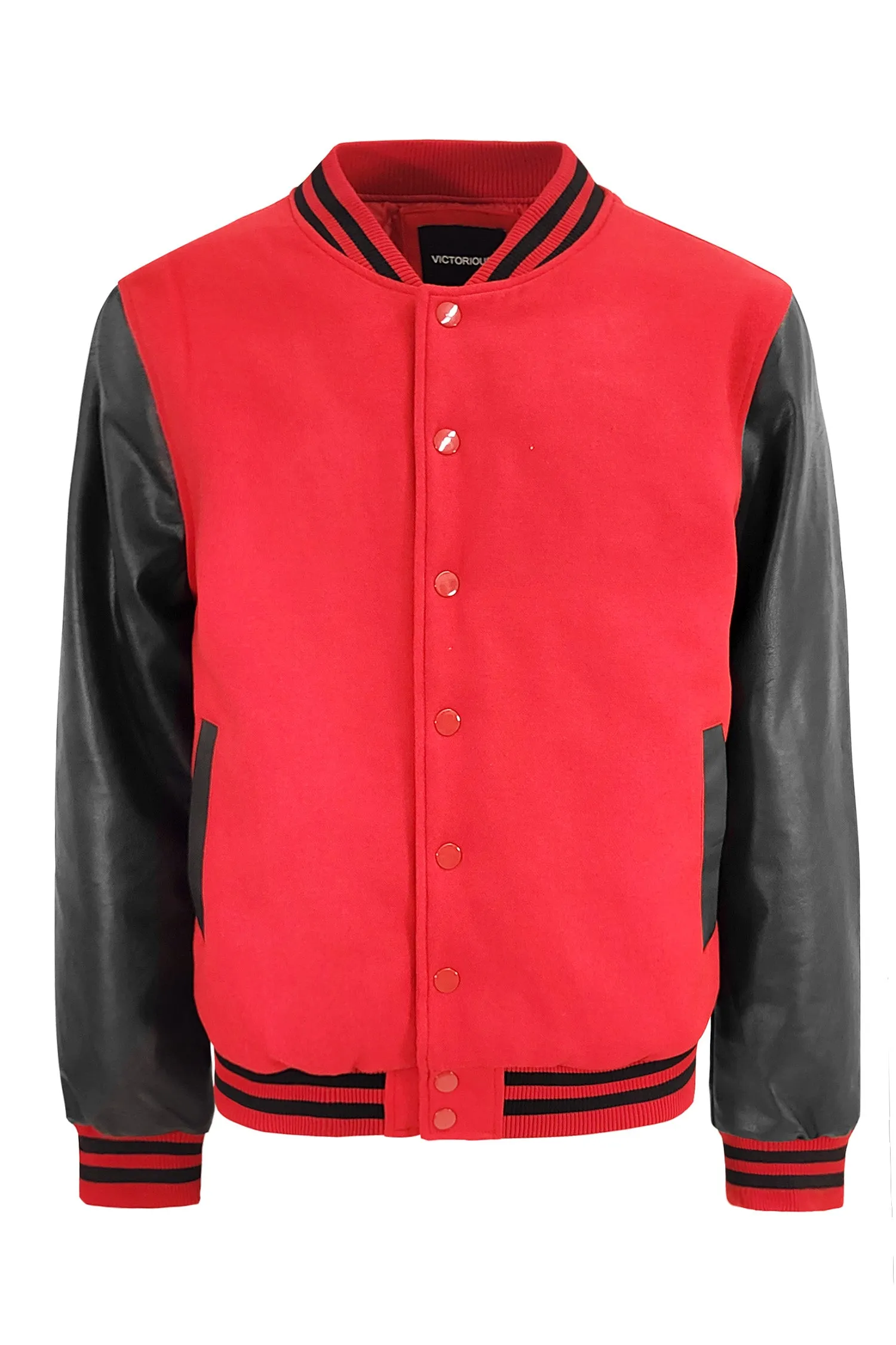 Men's Essential Melton Varsity Jacket