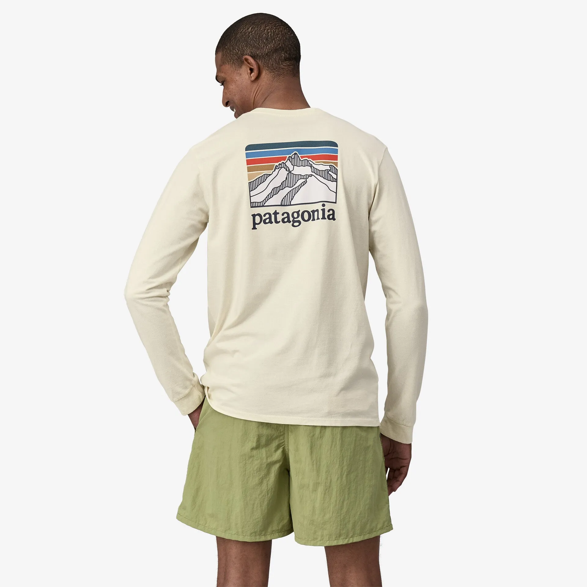 Men's Long-Sleeved Line Logo Ridge Responsibili-Tee®