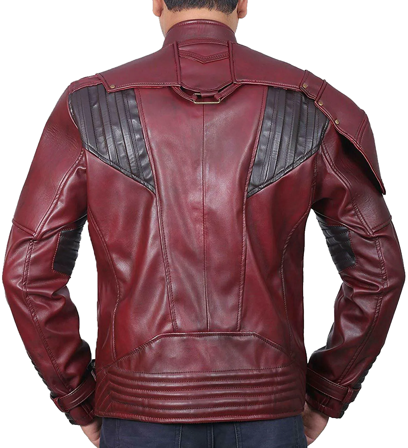 Mens Superhero Thor 4 men's Galaxy Leather Trench Costume Jacket