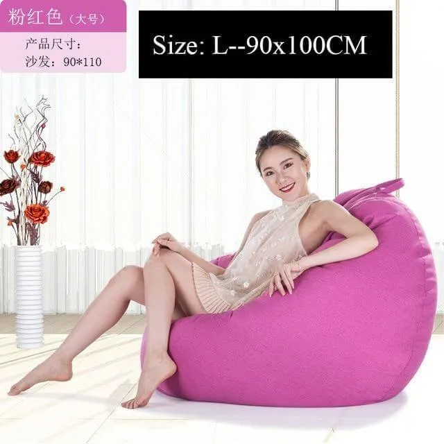 Modern Look Loft Style Pouf One Seat Bean Bag