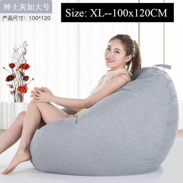 Modern Look Loft Style Pouf One Seat Bean Bag