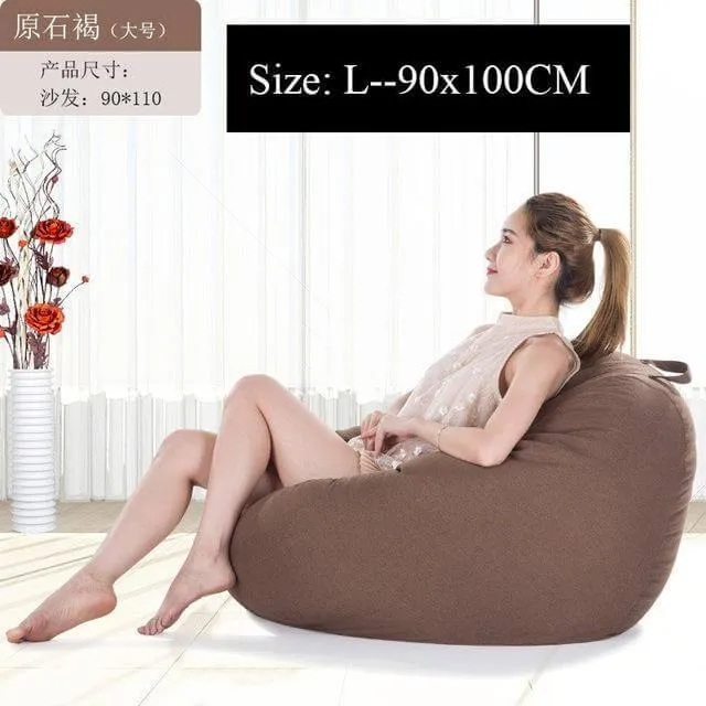 Modern Look Loft Style Pouf One Seat Bean Bag