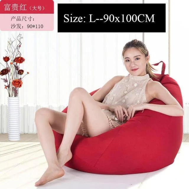 Modern Look Loft Style Pouf One Seat Bean Bag